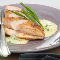 Hühnerbrust in Estragonsahne