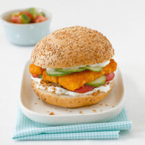 Fischstäbchen-Burger Fischstäbchen-Burger