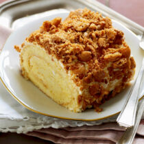 Vanillerolle mit Amarettini