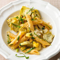 Penne mit Artischocken Penne mit Artischocken