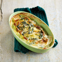 Kohlrabi-Kartoffel-Gratin