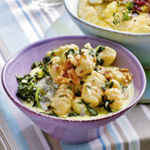 Gnocchi mit Gorgonzolaspinat