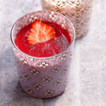 Erdbeersauce mit schwarzem Pfeffer Erdbeersauce mit schwarzem Pfeffer