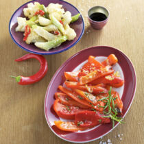 Blumenkohl mit Sesam Blumenkohl mit Sesam