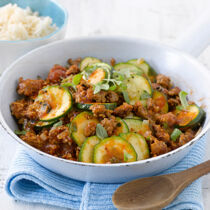 Zucchini-Hackfleisch-Pfanne
