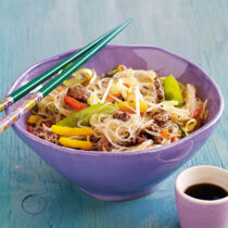 Glasnudel-Hack-Pfanne Glasnudel-Hack-Pfanne