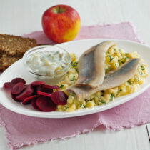 Matjes mit Kartoffel-Petersilien-Gemüse Matjes mit Kartoffel-Petersilien-Gemüse