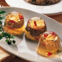 Leberterrine mit Apfelgelee