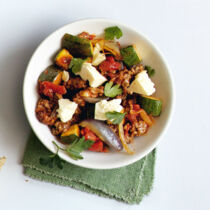 Zucchini-Hack-Pfanne