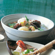 Glasnudelsuppe mit Morcheln