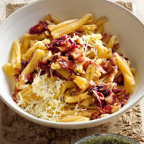 Pasta mit gebratenem Radicchio