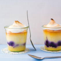 Mini-Käsekuchen mit Baiserhaube