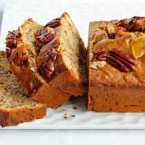 Bananenbrot mit Pekannüssen