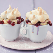 Johannisbeerkuchen mit Baiser Johannisbeerkuchen mit Baiser