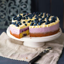 Heidelbeer-Käsesahnetorte