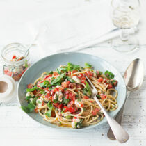 Tomaten-Ziegenkäse-Salsa Tomaten-Ziegenkäse-Salsa