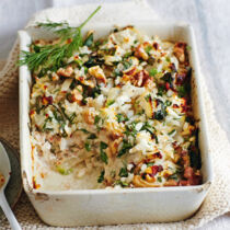 Reisauflauf mit Mangold Reisauflauf mit Mangold