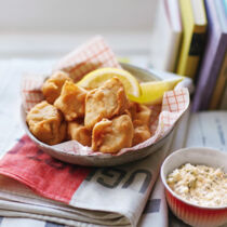 Fish Nuggets mit Kräutercreme