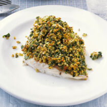 Seelachs mit Nusskruste Seelachs mit Nusskruste