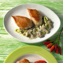 Filets mit Shiitake-Sauce Filets mit Shiitake-Sauce