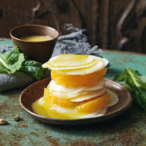 Mairübchen mit Orange Mairübchen mit Orange