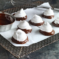 Gefüllte Marshmallows Gefüllte Marshmallows