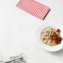 Steinpilzrisotto mit Tomaten