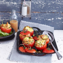 Gefüllte Tomaten mit Pfifferlingen