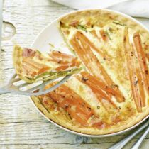 Zuckerschoten-Möhren-Tarte Zuckerschoten-Möhren-Tarte