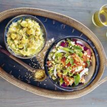 Bulgursalat mit Hummus Bulgursalat mit Hummus