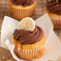 Banoffee-Schoko-Cupcakes Banoffee-Schoko-Cupcakes