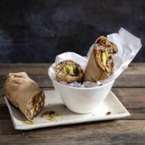 Super-Bean-Burritos mit extra viel Gemüse Super-Bean-Burritos mit extra viel Gemüse