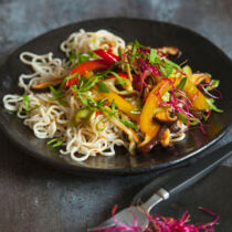 Mie-Nudeln mit Wokgemüse