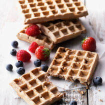 Brötchenwaffeln aus Vollkornmehl Brötchenwaffeln aus Vollkornmehl