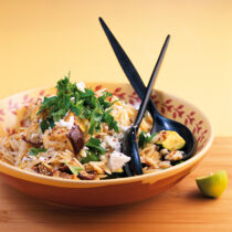 Reisnudelsalat mit Backgemüse Reisnudelsalat mit Backgemüse