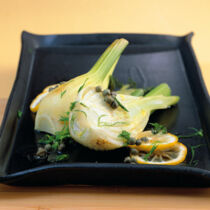 Zitronenfenchel mit Kapernsauce Zitronenfenchel mit Kapernsauce