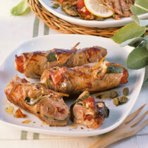 Kalbsröllchen mit Schinken Kalbsröllchen mit Schinken