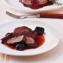 Filet mit Portweinpflaumen