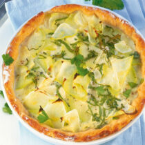 Kohlrabi-Quiche