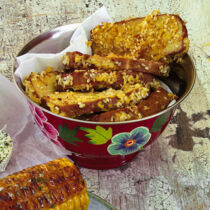 Knuspriger Kokos-Sesam-Tofu Knuspriger Kokos-Sesam-Tofu