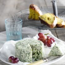 Cashew-Kräuter-Weichkäse