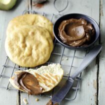 Quarkfladen mit Schokocreme