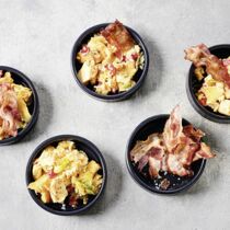 Rühreier mit Speck Rühreier mit Speck