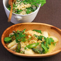 Zartweizen-Spargel-Ragout