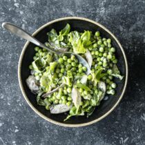 Erbsen auf französische Art Erbsen auf französische Art