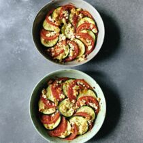 Zucchini-Tomaten-Gratin Zucchini-Tomaten-Gratin