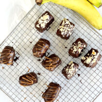 Schoko Mandel Bananen 2 Schoko Mandel Bananen 2