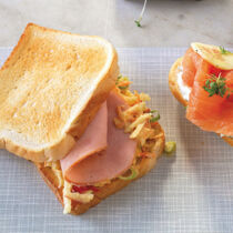 Möhren-Apfel-Sandwich