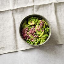 Kartoffelsalat mit Kräuterdressing