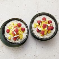 Mango-Limetten-Porridge